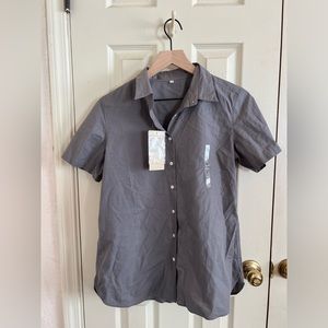 Muji button up shirt - L, NWT